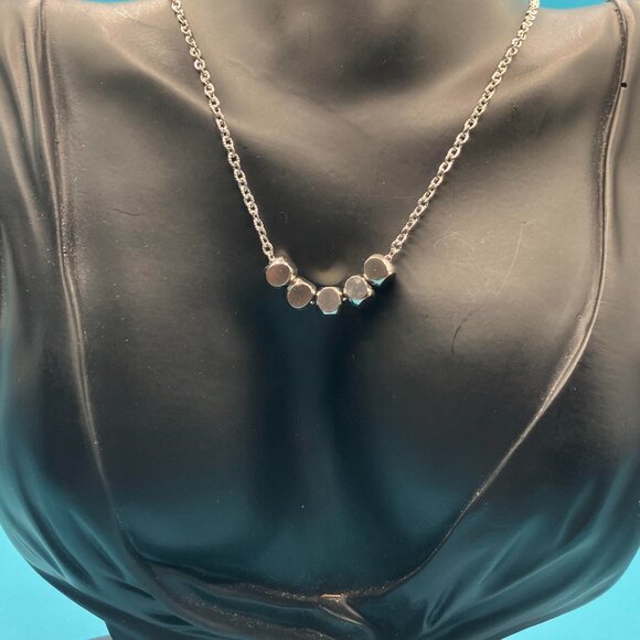 Stainless Steel Cube Necklace Waterproof Brand New 18 or 20 inches long - Picture 1 of 8